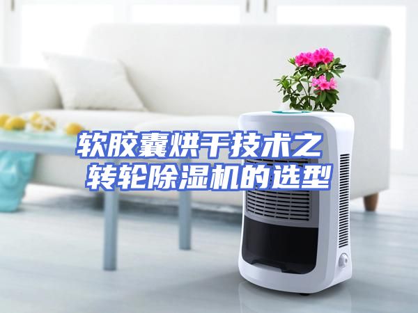 软胶囊烘干技术之 转轮除湿机的选型