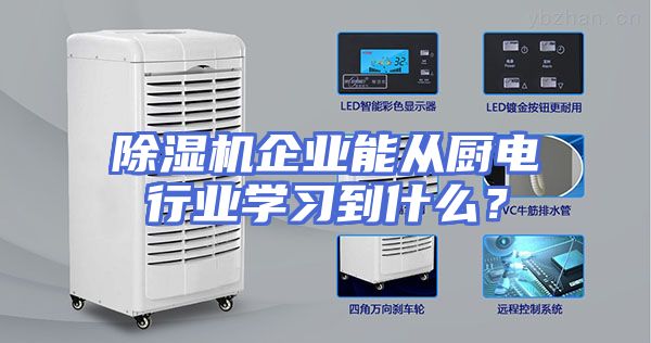 除湿机企业能从厨电行业学习到什么？