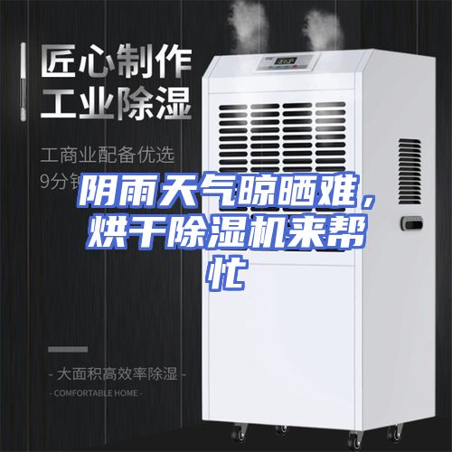 阴雨天气晾晒难，烘干除湿机来帮忙