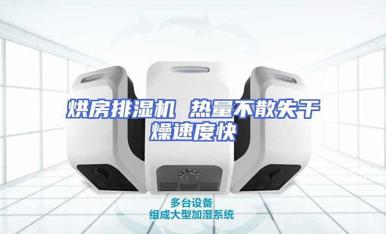 烘房排湿机 热量不散失干燥速度快