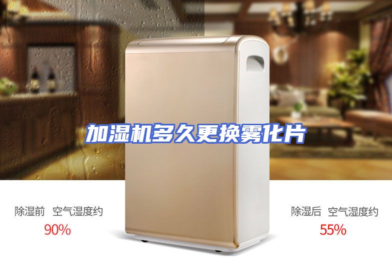 加湿机多久更换雾化片