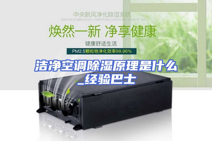 洁净空调除湿原理是什么_经验巴士