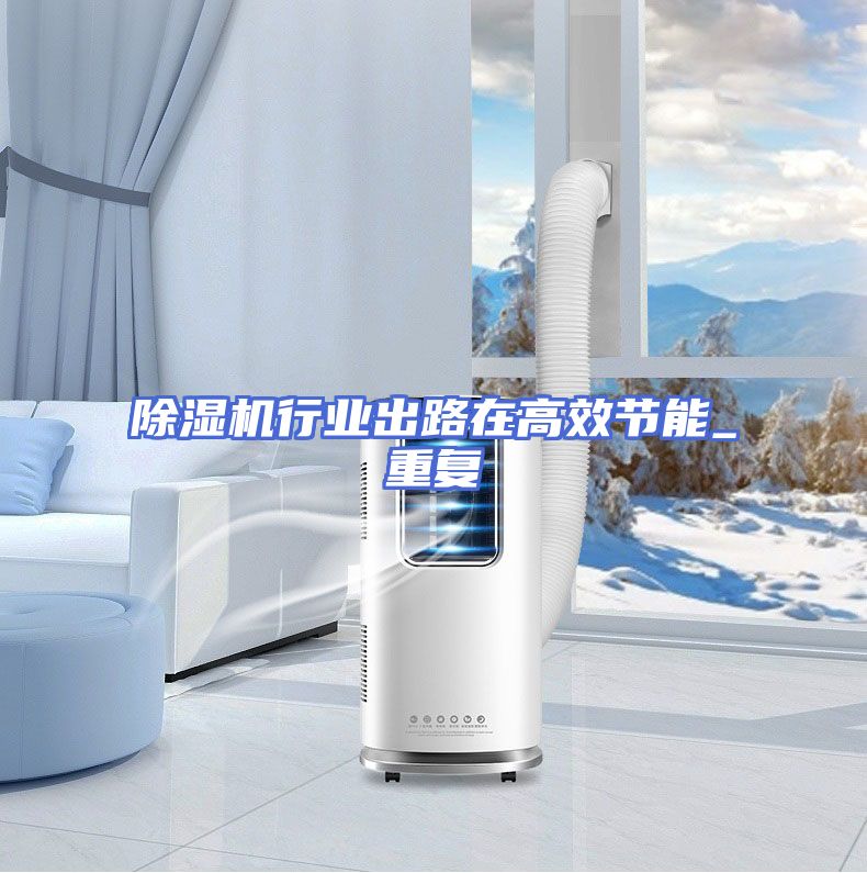 除湿机行业出路在高效节能_重复