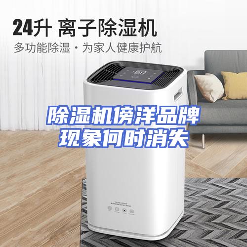 除湿机傍洋品牌现象何时消失