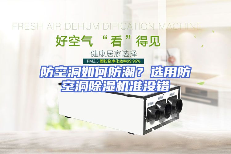 防空洞如何防潮？选用防空洞除湿机准没错