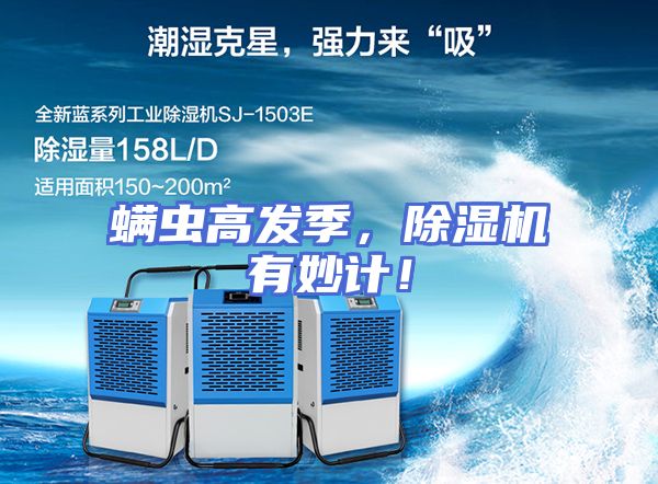 螨虫高发季，除湿机有妙计！