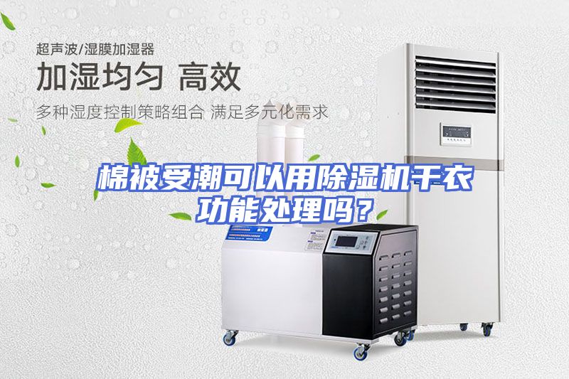 棉被受潮可以用除湿机干衣功能处理吗？