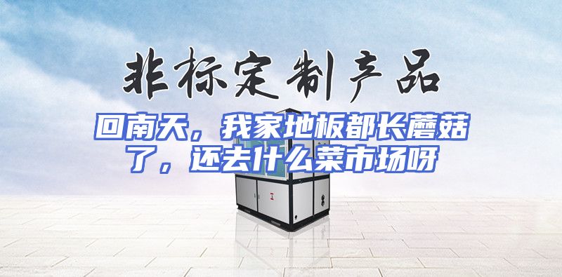 回南天，我家地板都长蘑菇了，还去什么菜市场呀