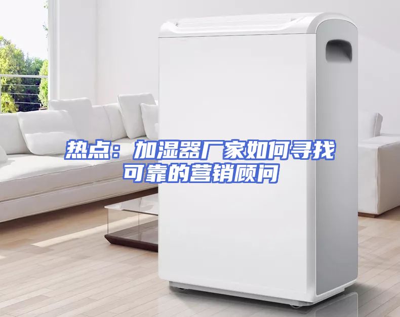 热点：加湿器厂家如何寻找可靠的营销顾问