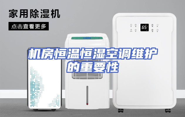 机房恒温恒湿空调维护的重要性