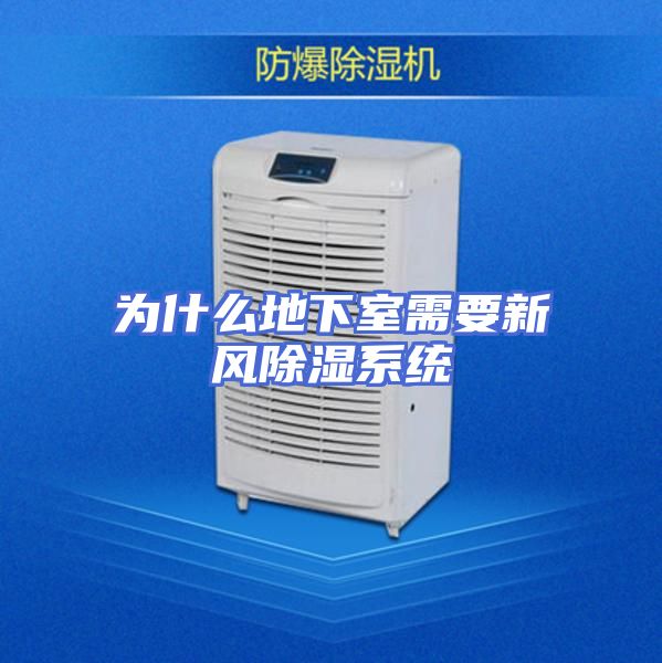 为什么地下室需要新风除湿系统