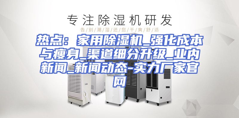 热点:家用除湿机_强化成本与瘦身_渠道细分升级_业内新闻_新闻动态-实力厂家官网