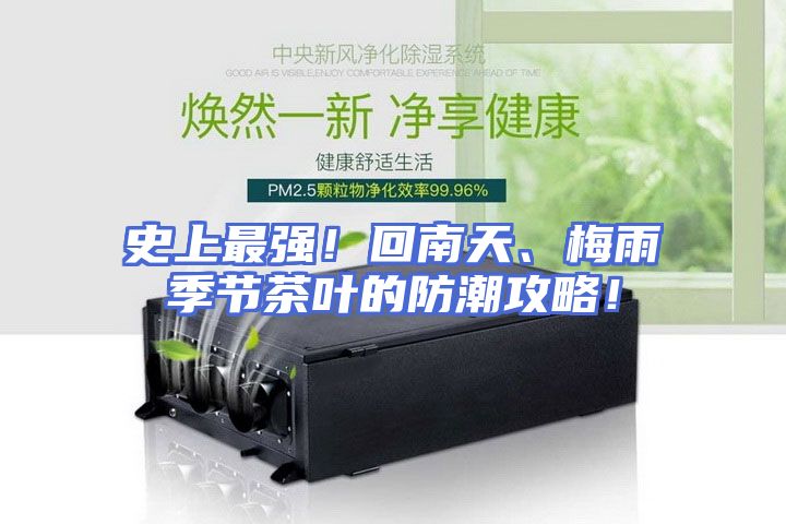 史上最强！回南天、梅雨季节茶叶的防潮攻略！