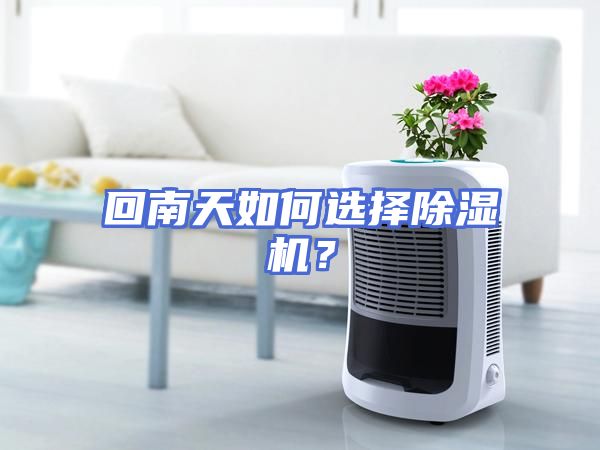 回南天如何选择除湿机？
