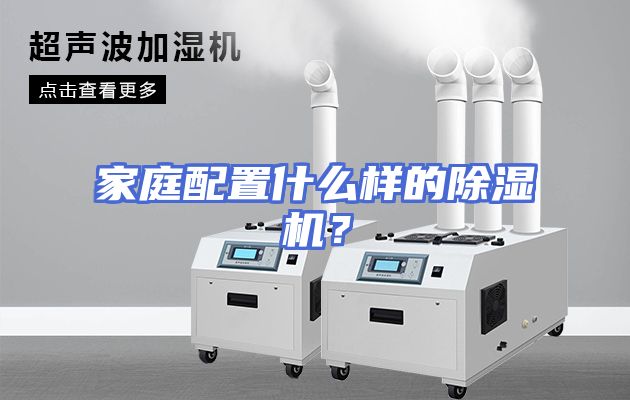家庭配置什么样的除湿机？