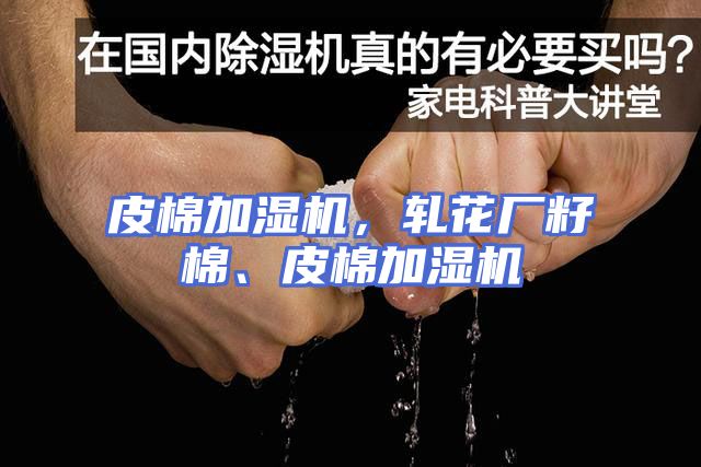 皮棉加湿机，轧花厂籽棉、皮棉加湿机