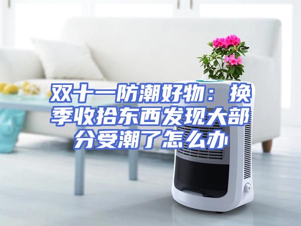 双十一防潮好物：换季收拾东西发现大部分受潮了怎么办