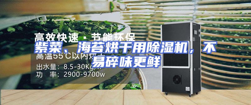 紫菜、海苔烘干用除湿机，不易碎味更鲜