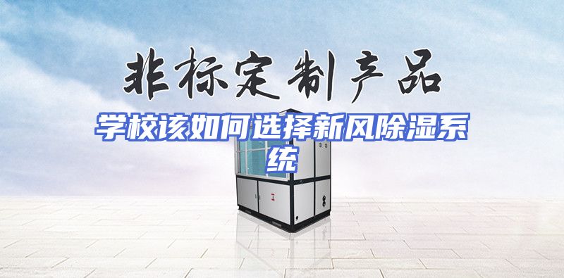 学校该如何选择新风除湿系统