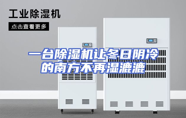 一台除湿机让冬日阴冷的南方不再湿漉漉