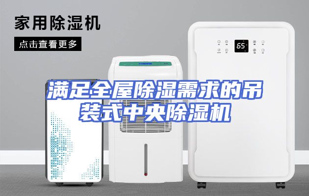 满足全屋除湿需求的吊装式中央除湿机