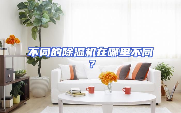 不同的除湿机在哪里不同？