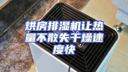 烘房排湿机让热量不散失干燥速度快