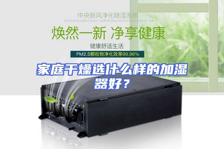 家庭干燥选什么样的加湿器好？