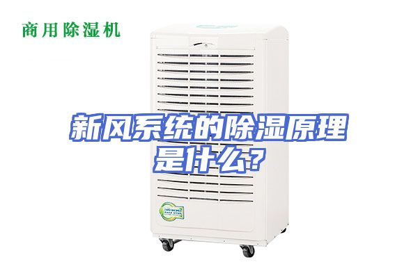 新风系统的除湿原理是什么?