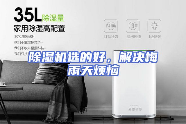 除湿机选的好，解决梅雨天烦恼