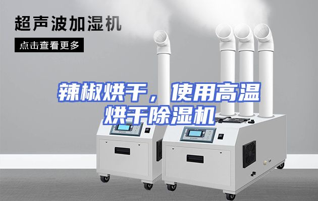 辣椒烘干，使用高温烘干除湿机
