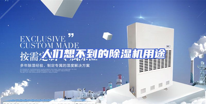 人们想不到的除湿机用途