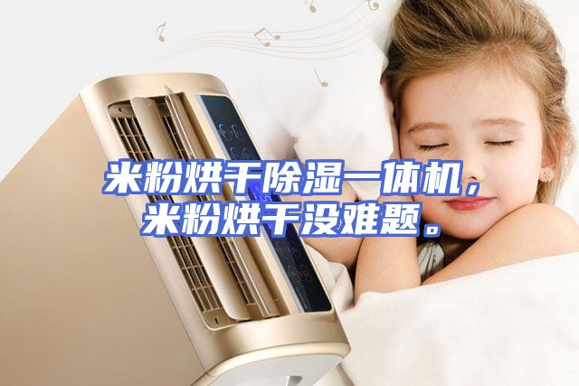 米粉烘干除湿一体机，米粉烘干没难题。