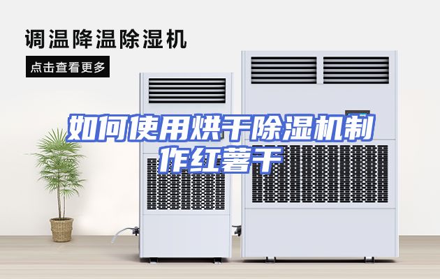 如何使用烘干除湿机制作红薯干