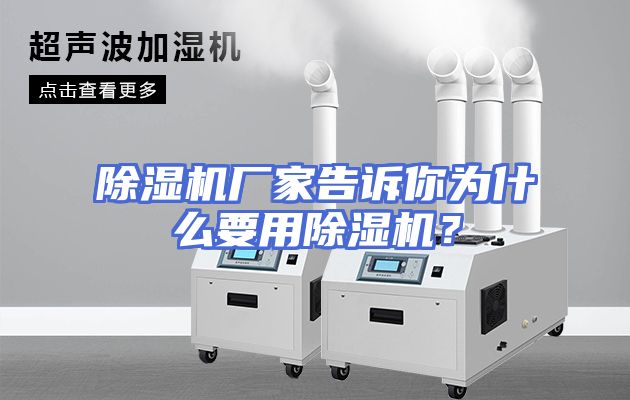 除湿机厂家告诉你为什么要用除湿机？