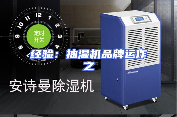 经验：抽湿机品牌运作之
