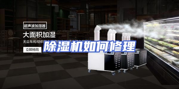除湿机如何修理