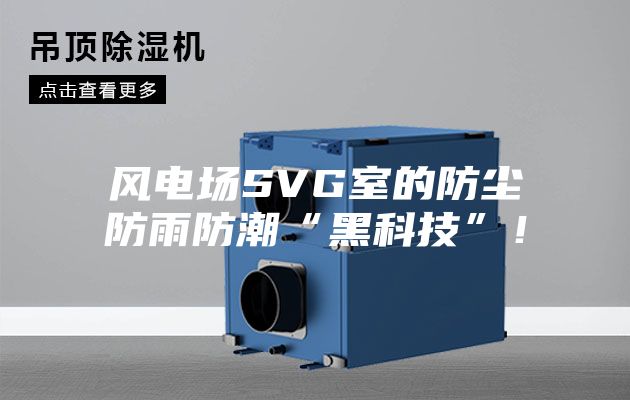 风电场SVG室的防尘防雨防潮“黑科技”！