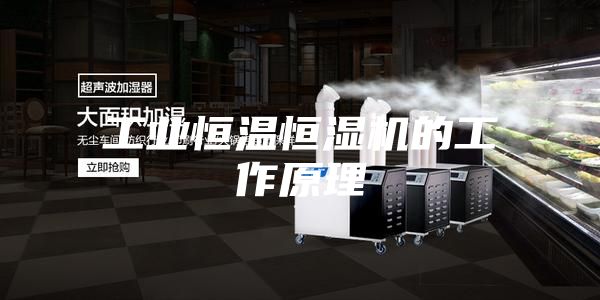 工业恒温恒湿机的工作原理