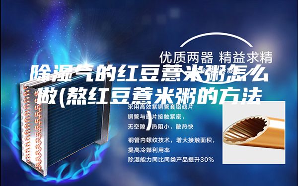 除湿气的红豆薏米粥怎么做(熬红豆薏米粥的方法)