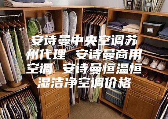 安诗曼中央空调苏州代理 安诗曼商用空调 安诗曼恒温恒湿洁净空调价格