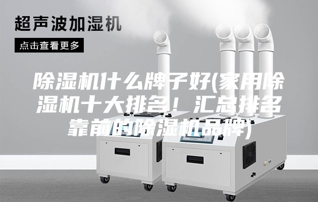 除湿机什么牌子好(家用除湿机十大排名！汇总排名靠前的除湿机品牌)