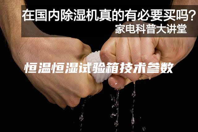 恒温恒湿试验箱技术参数
