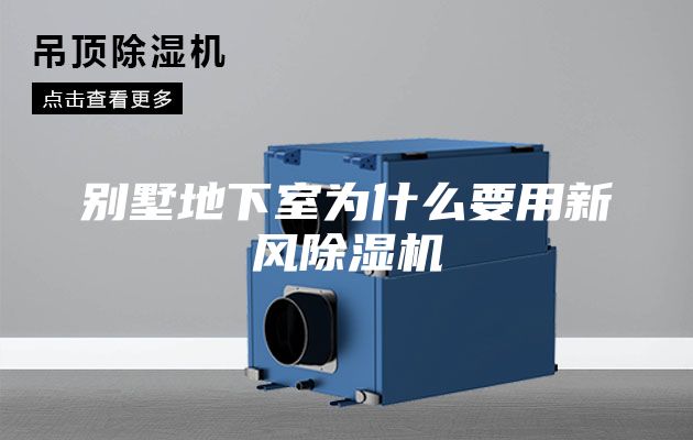 别墅地下室为什么要用新风除湿机