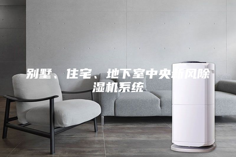 别墅、住宅、地下室中央新风除湿机系统