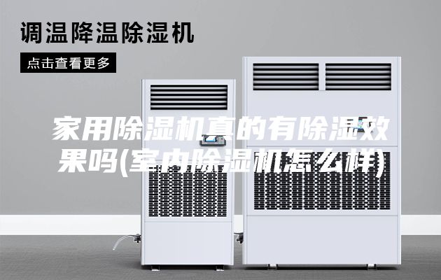 家用除湿机真的有除湿效果吗(室内除湿机怎么样)