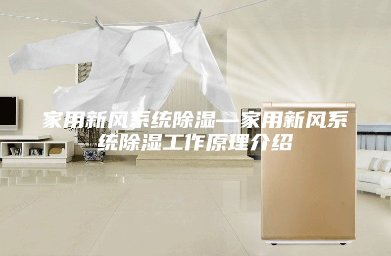 家用新风系统除湿—家用新风系统除湿工作原理介绍