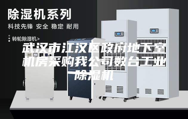 武汉市江汉区政府地下室机房采购我公司数台工业除湿机