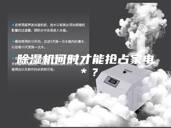 除湿机何时才能抢占家电＊？