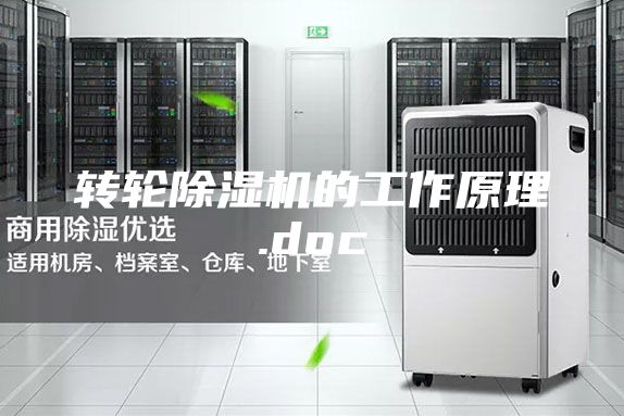 转轮除湿机的工作原理.doc